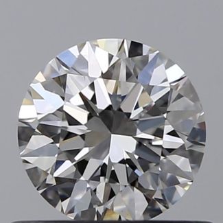 0.5 Carat Round H VS2 EX GIA Natural Diamond