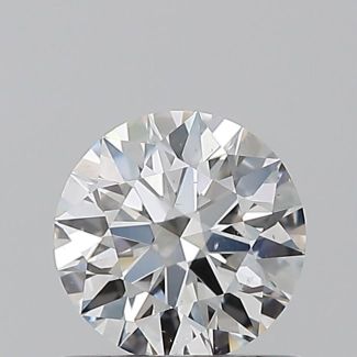 0.6 Carat Round F SI1 EX GIA Natural Diamond