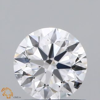 0.78 Carat Round E VS1 EX GIA Natural Diamond