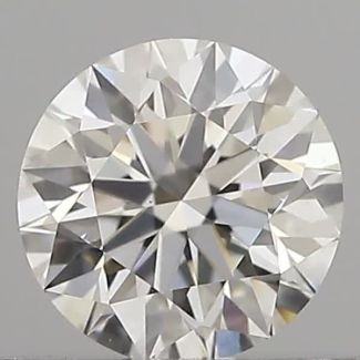 0.40 Carat Round G VVS2 EX GIA Natural Diamond