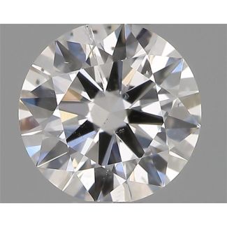 0.40 Carat Round E SI2 EX VG GIA Natural Diamond