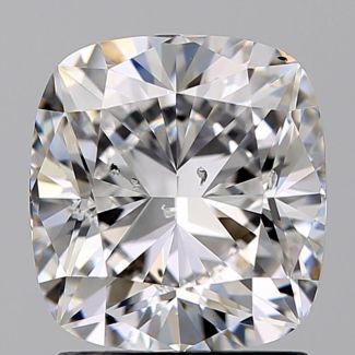 1.51 Carat Cushion Modified D SI2 - EX VG GIA Natural Diamond