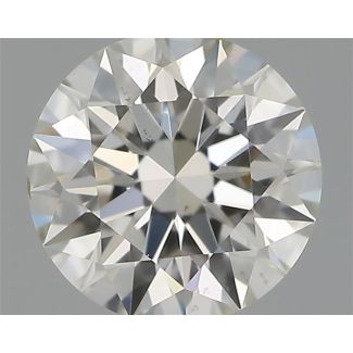 0.40 Carat Round G VS2 EX IGI Natural Diamond