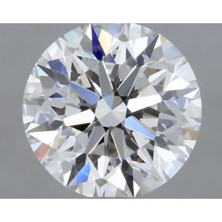 0.41 Carat Round F VS1 EX GIA Natural Diamond