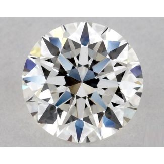 0.5 Carat Round H VS1 EX GIA Natural Diamond