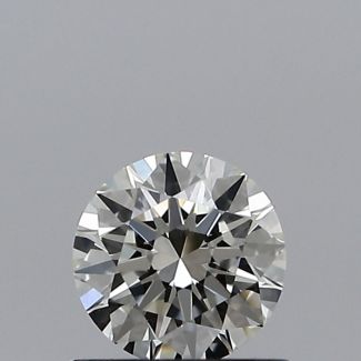 0.52 Carat Round J IF EX GIA Natural Diamond