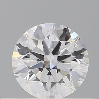 0.36 Carat Round D VVS1 EX GIA Natural Diamond