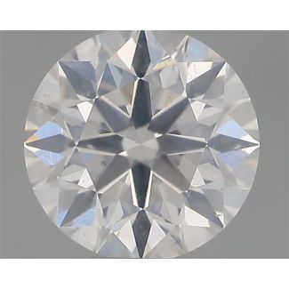 0.41 Carat Round F SI2 EX GIA Natural Diamond