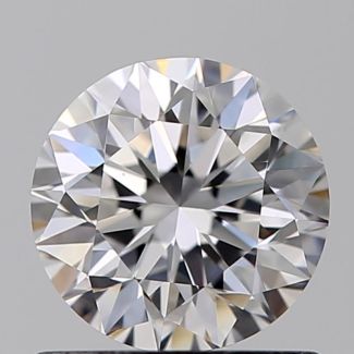 0.80 Carat Round D VVS1 VG EX GIA Natural Diamond