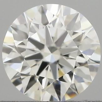 0.61 Carat Round H VVS1 EX IGI Natural Diamond