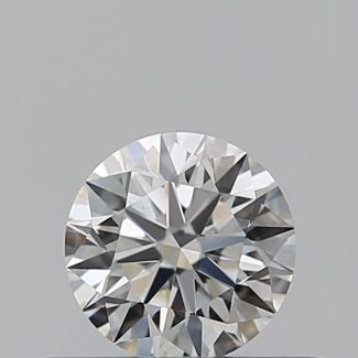 0.31 Carat Round H VVS2 EX GD GIA Natural Diamond