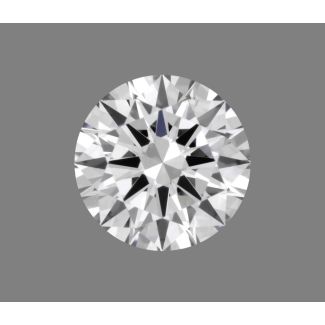 0.18 Carat Round E VVS2 EX GIA Natural Diamond