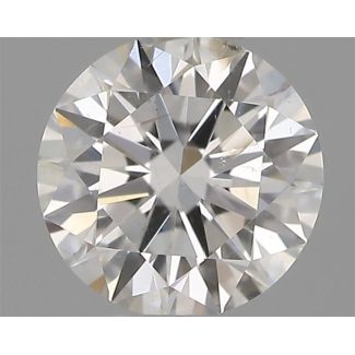 0.31 Carat Round G SI2 EX VG GIA Natural Diamond