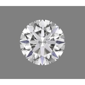 0.36 Carat Round E VVS1 EX GIA Natural Diamond