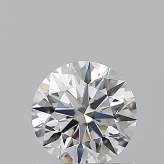 0.63 Carat Round E VVS1 EX GIA Natural Diamond