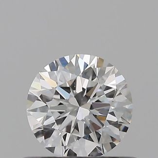 0.44 Carat Round D VS2 EX GIA Natural Diamond