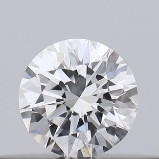 0.16 Carat Round D VS1 EX GIA Natural Diamond