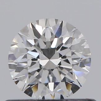 0.51 Carat Round D VS2 VG EX GIA Natural Diamond