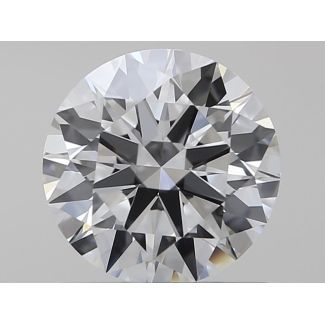 0.7 Carat Round F VVS2 EX GIA Natural Diamond