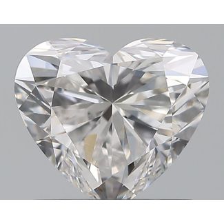 0.98 Carat Heart D VS1 - EX GIA Natural Diamond