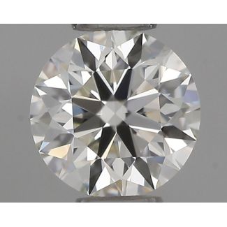 0.36 Carat Round H VS1 EX IGI Natural Diamond