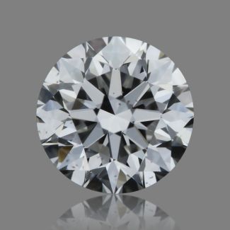 0.5 Carat Round D SI1 VG EX GIA Natural Diamond