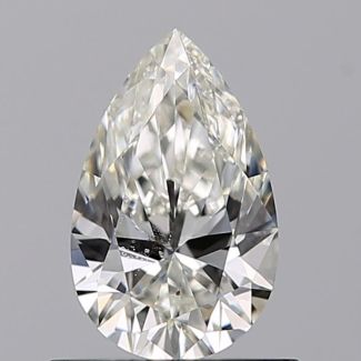 0.55 Carat Pear H VS2 - EX VG GIA Natural Diamond