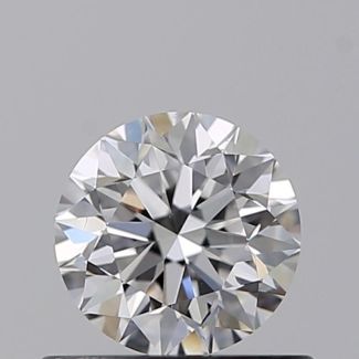 0.50 Carat Round D VS2 VG EX GIA Natural Diamond