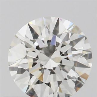 0.36 Carat Round H VS1 EX GIA Natural Diamond