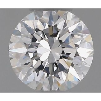 0.5 Carat Round D VVS2 VG EX GIA Natural Diamond