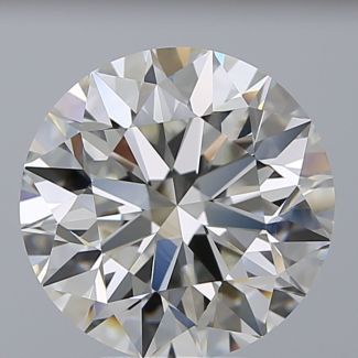 5.02 Carat Round I VVS2 EX GIA Natural Diamond