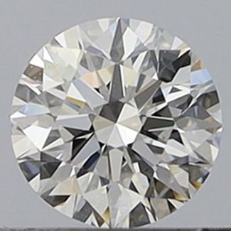 0.4 Carat Round D VVS2 EX GIA Natural Diamond