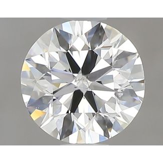 0.5 Carat Round H SI1 EX VG GIA Natural Diamond