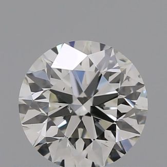 0.51 Carat Round I SI1 VG EX GIA Natural Diamond