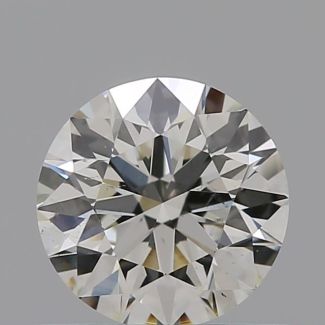 0.54 Carat Round I VS2 EX GIA Natural Diamond