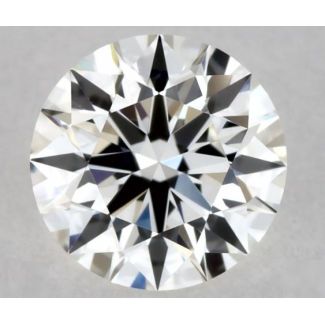 0.5 Carat Round H VVS1 EX VG GIA Natural Diamond