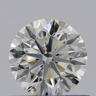 0.51 Carat Round H VS1 VG EX GIA Natural Diamond