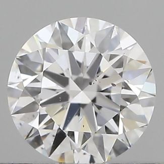 0.51 Carat Round D SI1 EX GIA Natural Diamond