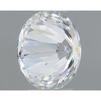 0.37 Carat Round F VS1 EX GIA Natural Diamond