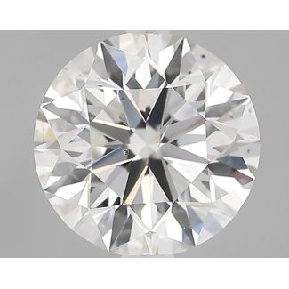 1.5 Carat Round G SI1 EX VG GIA Natural Diamond