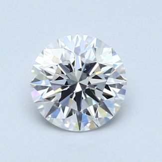 0.73 Carat Round D VVS2 EX GIA Natural Diamond