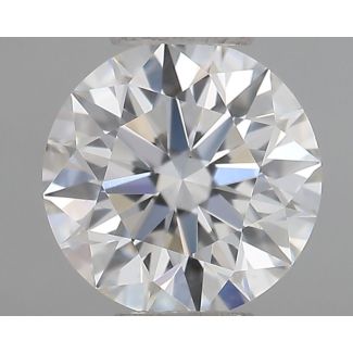 0.51 Carat Round G VVS2 EX GIA Natural Diamond