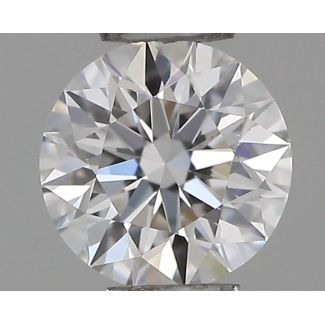 0.23 Carat Round D VVS1 EX VG GIA Natural Diamond