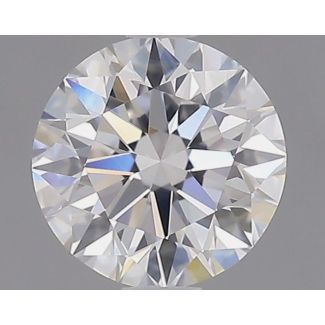 0.5 Carat Round D VVS1 EX GIA Natural Diamond