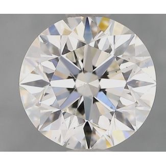 1.7 Carat Round H SI1 EX GIA Natural Diamond