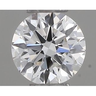 0.21 Carat Round G VVS2 EX GIA Natural Diamond