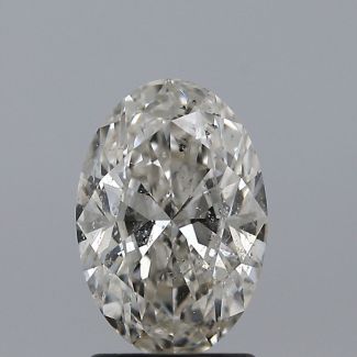 1.51 Carat Oval H SI2 - EX VG HRD Natural Diamond