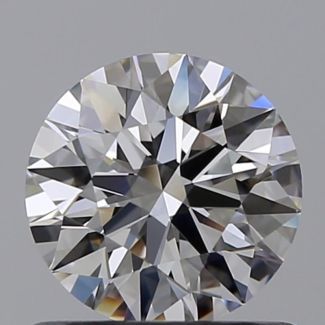 0.6 Carat Round G VVS2 EX GIA Natural Diamond