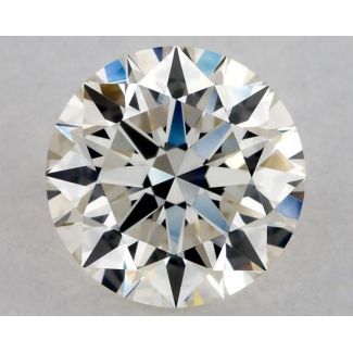 0.65 Carat Round I VVS2 EX GIA Natural Diamond