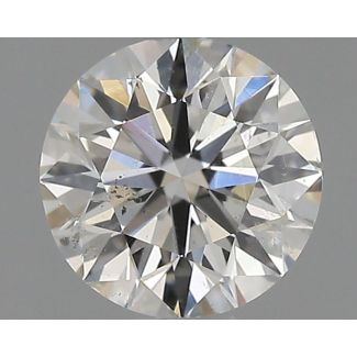 0.6 Carat Round H SI2 EX GIA Natural Diamond